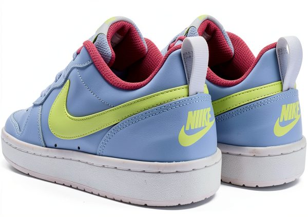 Nike Girls Tennis Shoes Blue Neon Pink Synthetic-1