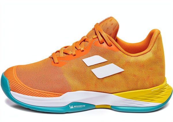 Babolat Girls Tennis Shoes Mesh Lightweight Design-1