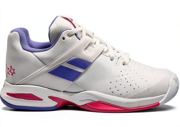 Babolat Junior Girls Tennis Shoes Comfort Mesh-1
