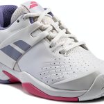 Babolat Junior Girls Tennis Shoes Yucca White-0