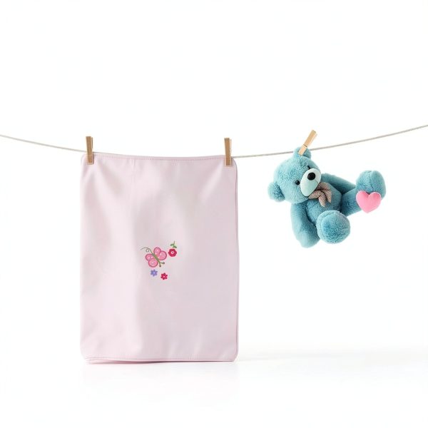 Spasilk Baby Plush Blanket Pink Butterfly 30x40-6