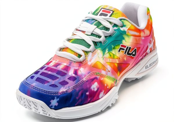 FILA Girls Racquet Shoes Synthetic Anti Slide-0