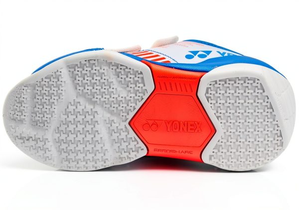 Tennis Shoes for Boys White/Sky Blue 18.0 cm-6