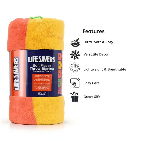 LIFESAVERS Polyester Throw Blanket for Adults-2