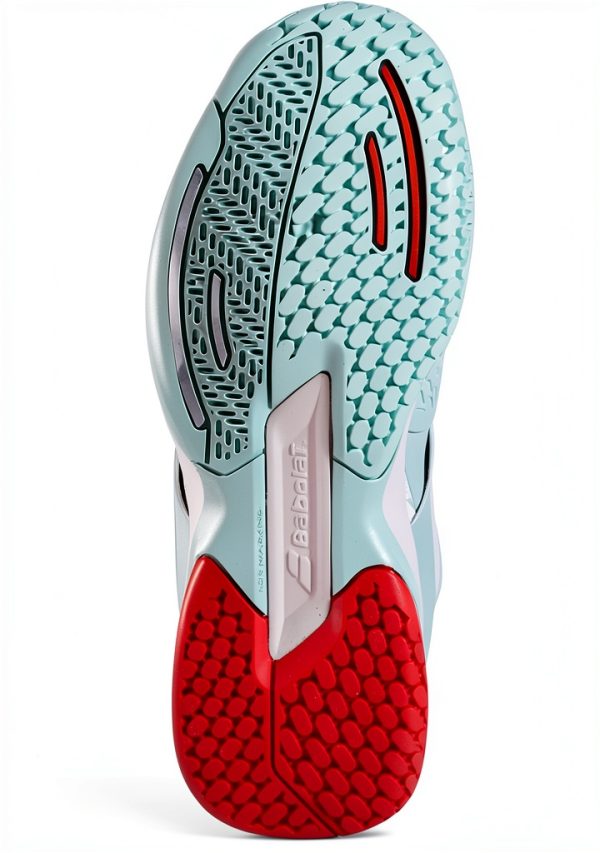 Babolat Junior Girls Tennis Shoes Yucca White-5