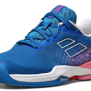 Babolat Junior Tennis Shoes French Blue Light Mesh-0