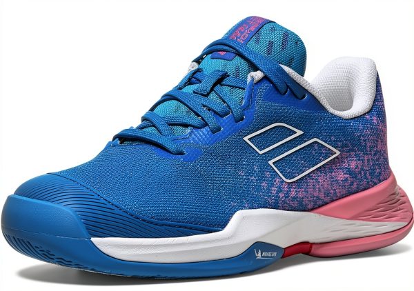 Babolat Junior Tennis Shoes French Blue Light Mesh-0