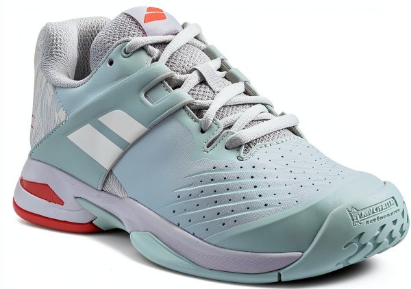 Babolat Junior Girls Tennis Shoes Yucca White-1