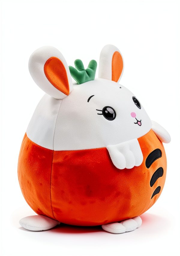 Kids Plush Toy & Blanket Set Soft Plush Fruit Pattern-2