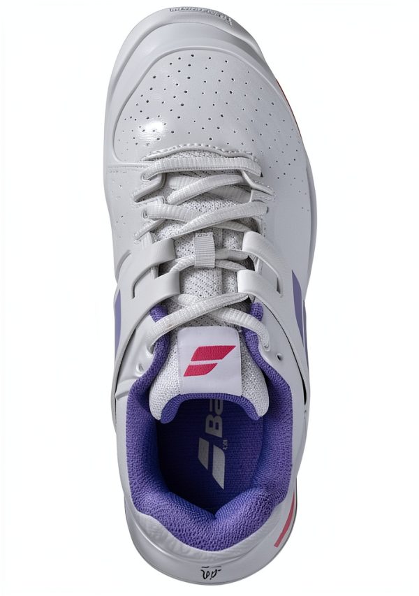 Babolat Junior Girls Tennis Shoes Comfort Mesh-4