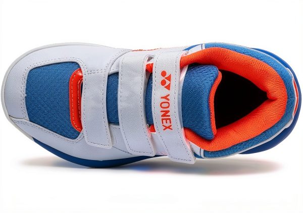 Tennis Shoes for Boys White/Sky Blue 18.0 cm-4