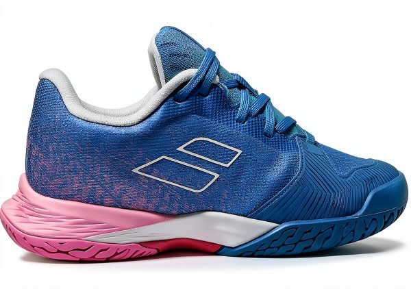 Babolat Junior Tennis Shoes French Blue Light Mesh-2