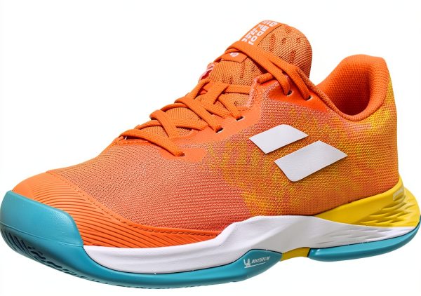 Babolat Girls Tennis Shoes Mesh Lightweight Design-0