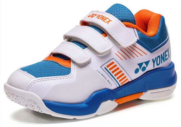 Tennis Shoes for Boys White/Sky Blue 18.0 cm-0