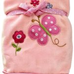 Spasilk Baby Plush Blanket Pink Butterfly 30x40-0