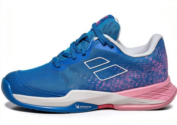 Babolat Junior Tennis Shoes French Blue Light Mesh-1