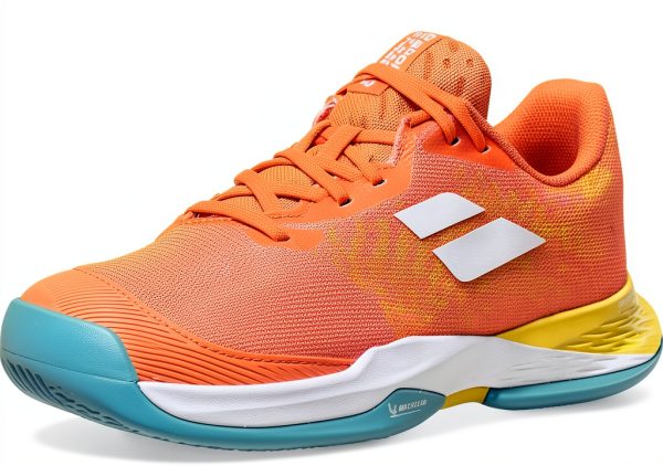 Babolat Girls Tennis Shoes Mesh Breathable Design-0