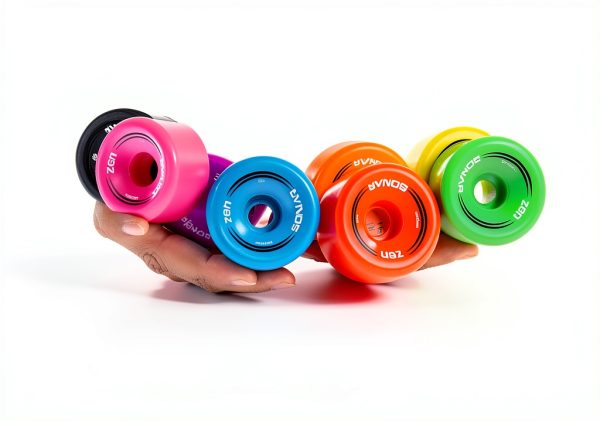 Riedell Sonar Zen Roller Skate Wheels 62mm 85A-3