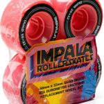 Roller Skate Wheels Impala 58mm Pink 82A Quad-0