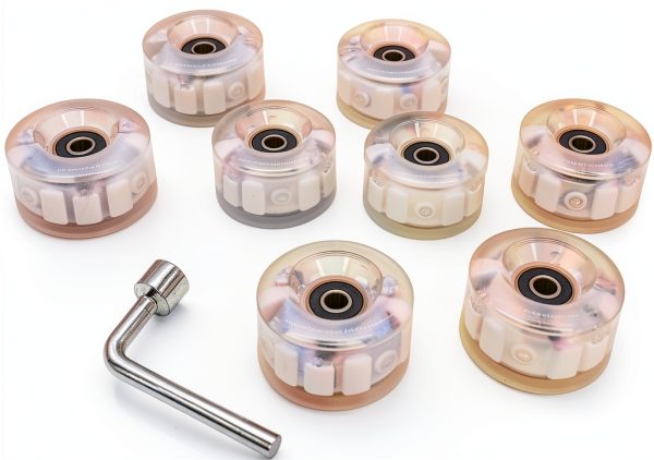 EUHMUOD Roller Skate Wheels 58mm ABEC-9-8