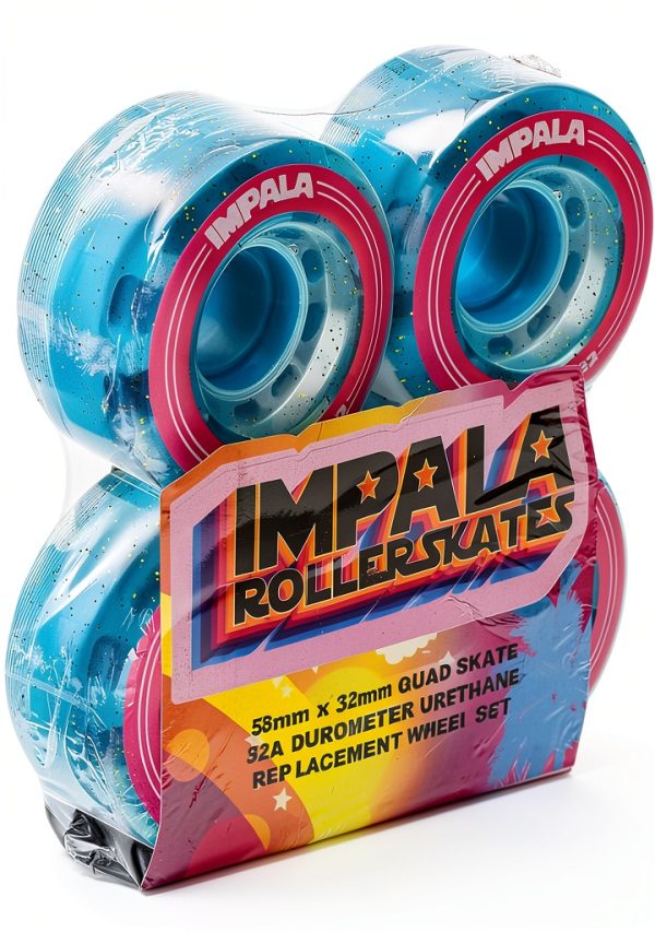 Impala 58mm Holographic Glitter Skate Wheels 82A-0