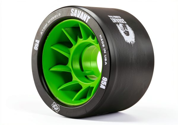 Roller Derby Wheels Black 95A ATOM-0