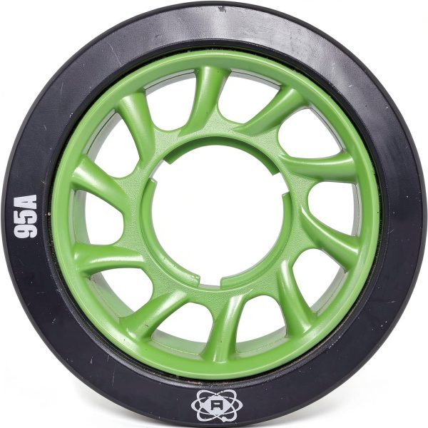 Roller Derby Wheels Black 95A ATOM-1