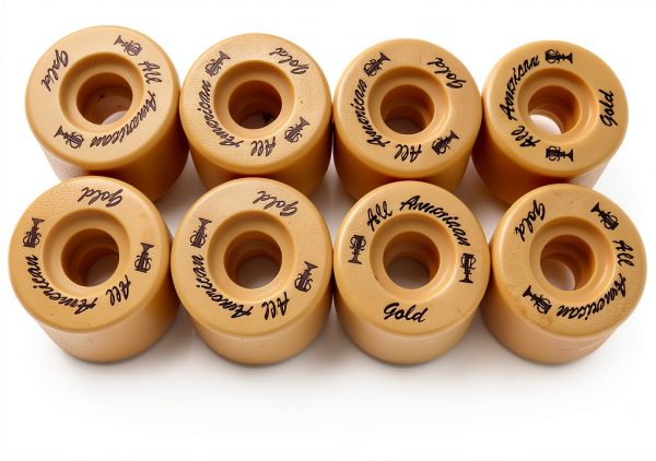 Sure Grip Roller Skate Wheels All-American Gold 59mm Cast Set of 8-3