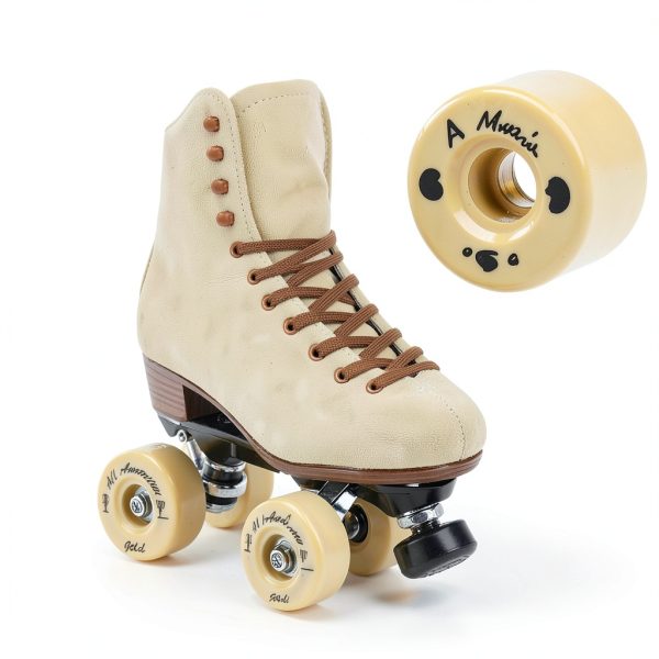 Sure Grip Roller Skate Wheels All-American Gold 59mm Cast Set of 8-1