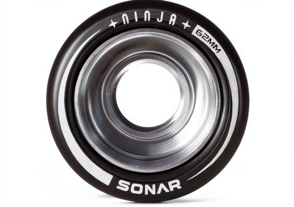 Riedell Sonar Ninja Roller Skate Wheels Ninja Speed 62mm Purple 92A-1