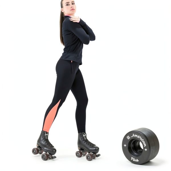 Sure-Grip Indoor Roller Wheels 55mm Black All American Plus Set of 8-6